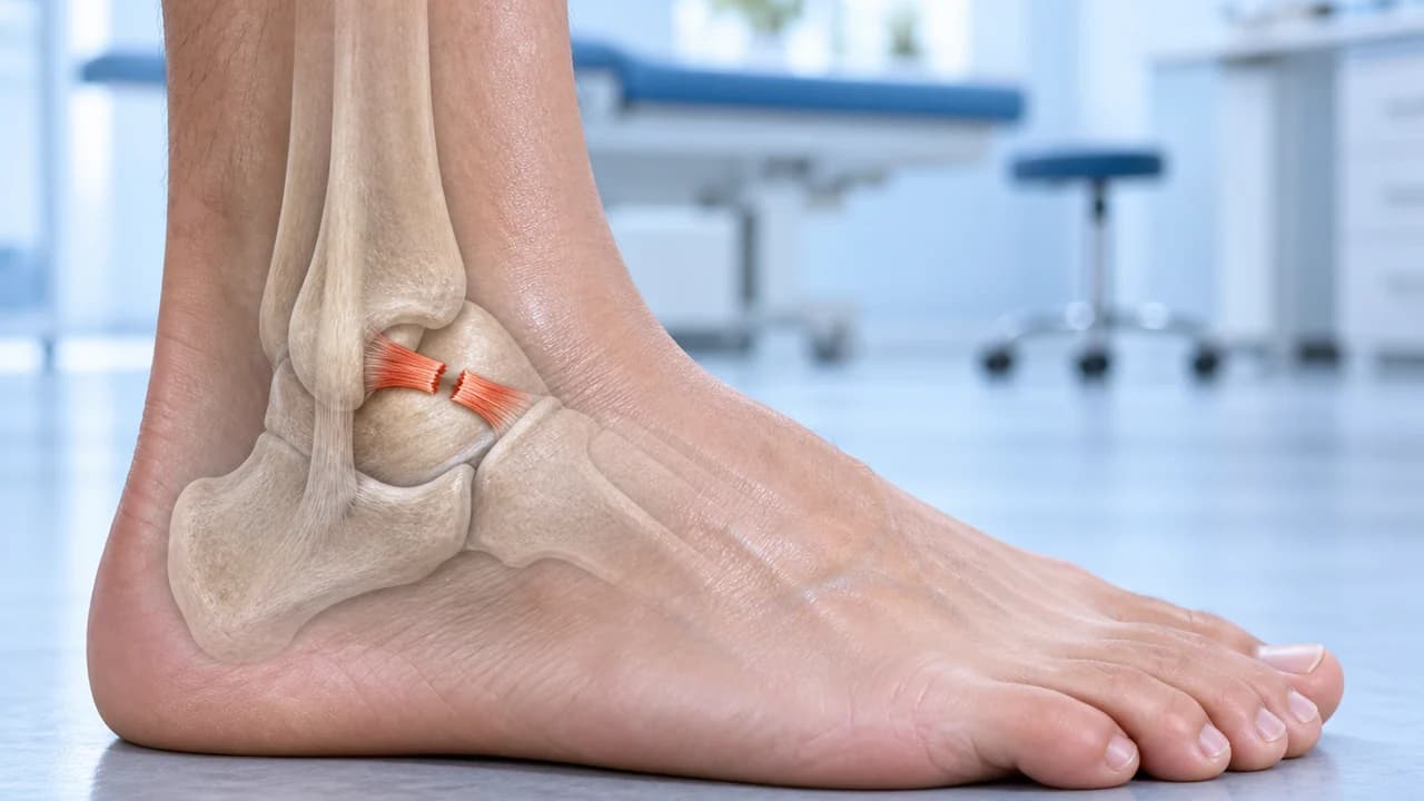 Rupture complète du ligament talo-fibulaire antérieur [Avis]